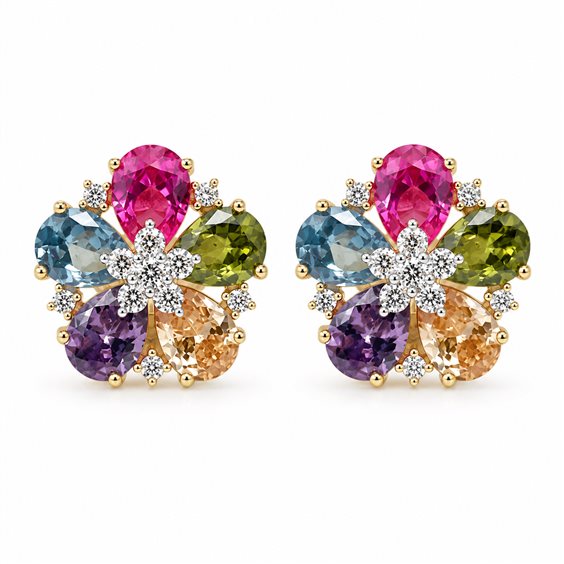 Boucles d'oreilles Ultima Edizione Femme in Argent OAO7201-MULTICOLOR - OAO7201-MULTICOLOR